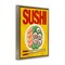 Stupell Industries Bright Sushi & Chopsticks Floating Frame, design by Marcus Prime